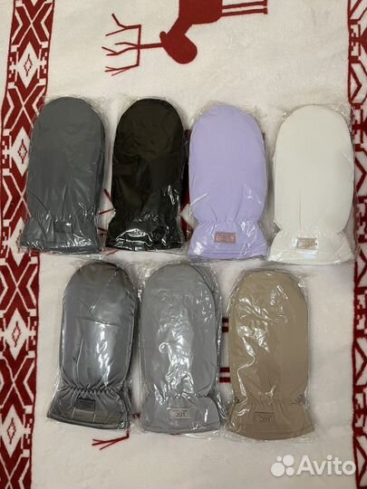 Варежки женские теплые