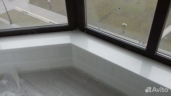 Подоконник из искусственного камня производство