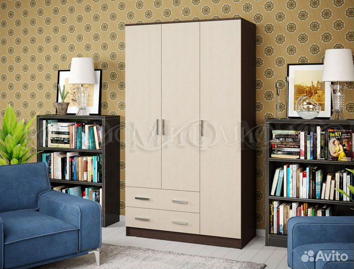 Шкаф 3х створчатый