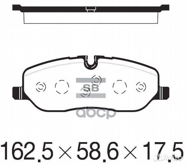Колодки тормозные дисковые Land Rover Discovery