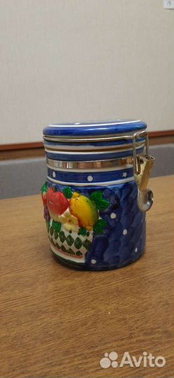 Банка для сыпучих керамика