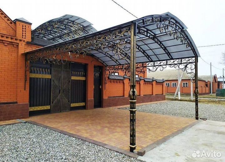 Навесы кованные