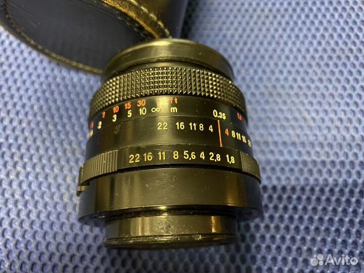 Объектив pancolar 1.8 / 50 carl zeiss jena DDR