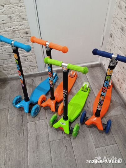 Самокаты Scooter maxi 3-8лет. Микс Новые