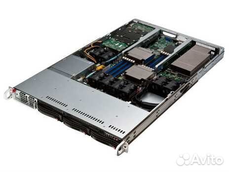 Корпус 2х бп питание сервер компьютер