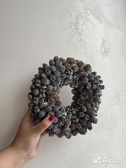 Рождественский венок новогодний венок