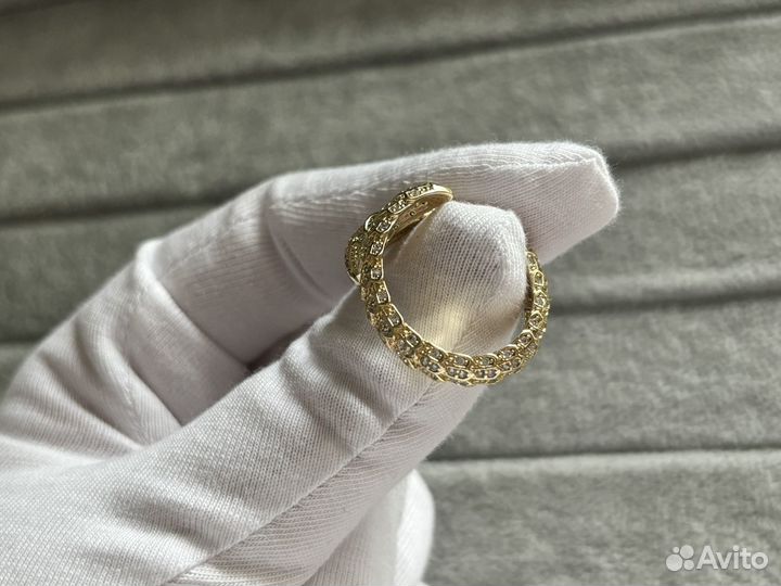 Кольцо bvlgari змея