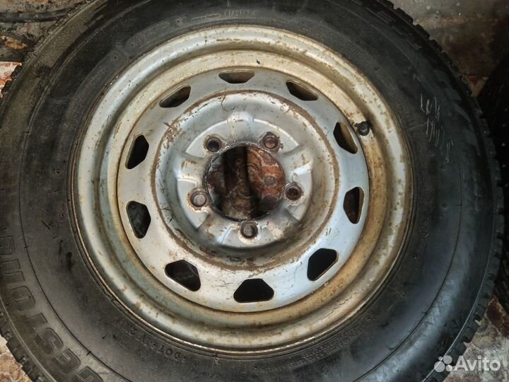 2 колеса на Соболь Буханку 205 R16C Bridgestone