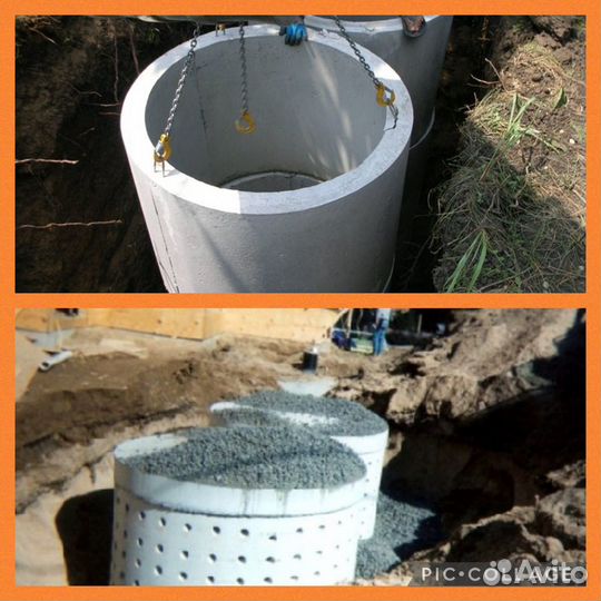 Септик из бетонных колец за 1 день, Кольца Жби