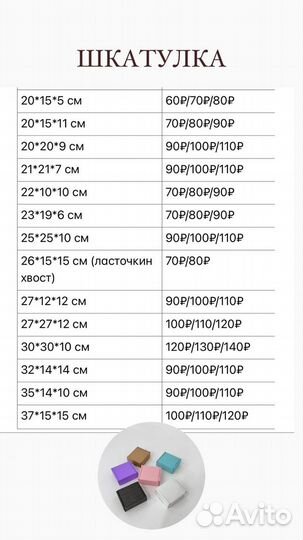 Коробка подарочная. Шкатулка