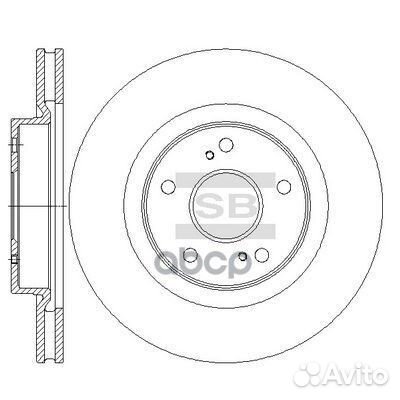 SD4801 диск тормозной передний Suzuki Grand Vi