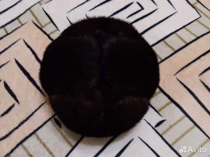 Норковая шапка мужская