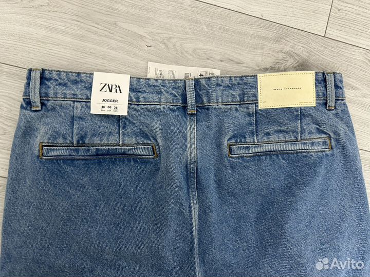 Джинсы Zara мужские 46 новые джогеры