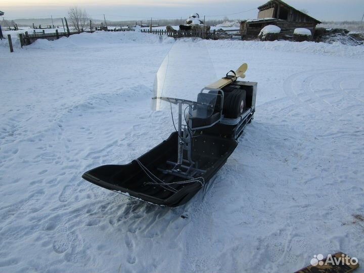 Мотобуксировщик мотособака 15 л с Ураган