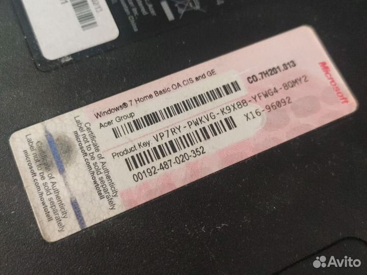 Ноутбук acer aspire 7750 zg