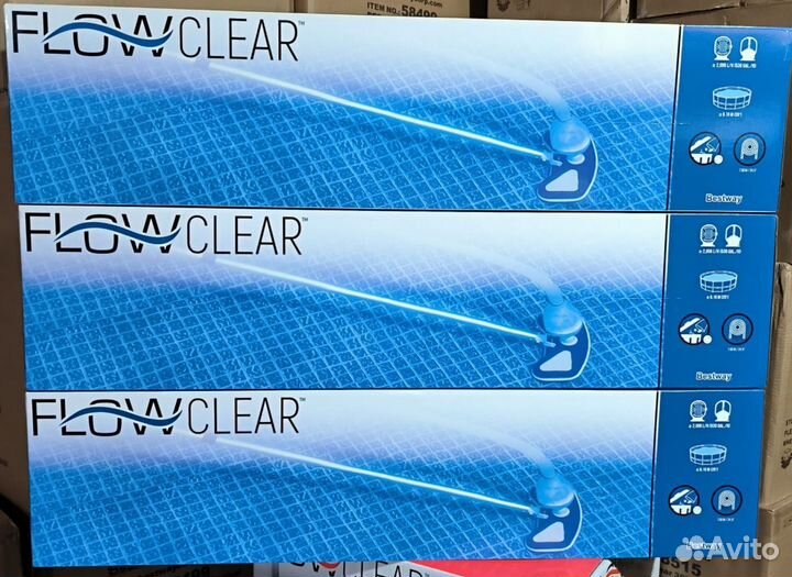 Набор для чистки бассейна с скиммером Bestway58237