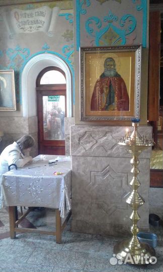 Икона Иоанна Крестителя, рукописная