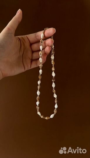 Колье чокер из натуральных камней