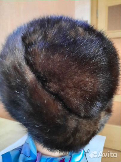 Шапка женская норка с каракулем СССР