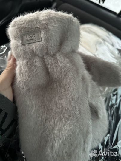 Варежки меховые ugg женские