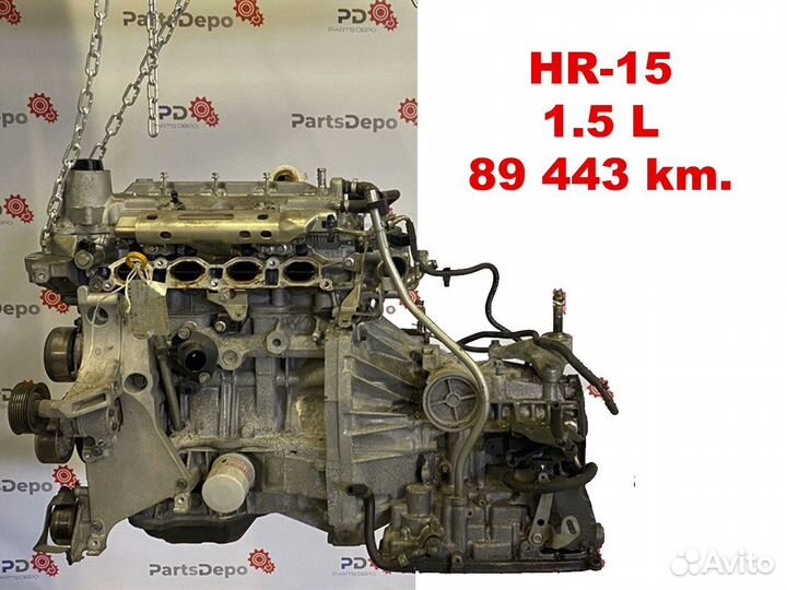 Двигатель Nissan HR-15 1.5 89443 пробег