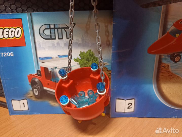 Lego City (Лего Сити) 7206 Пожарный вертолёт