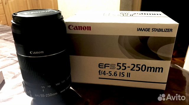 Продам объектив Canon EF-S 55-250 mm F/4-5.6 IS II