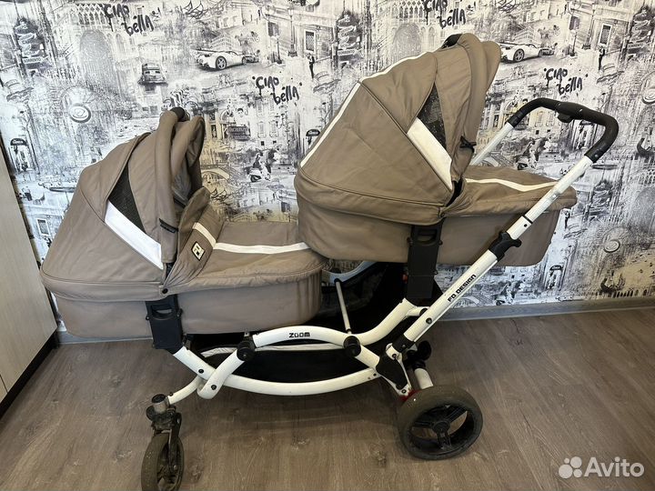 Коляска для двойни 2 в 1