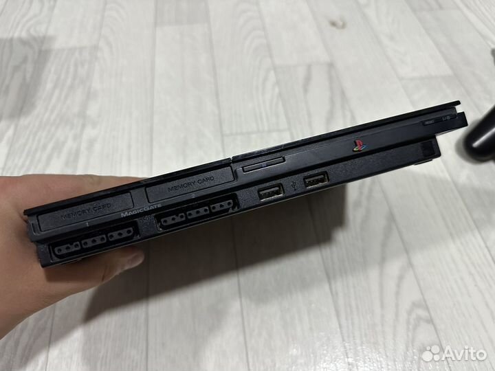 Sony PlayStation 2 slim прошитая + игры