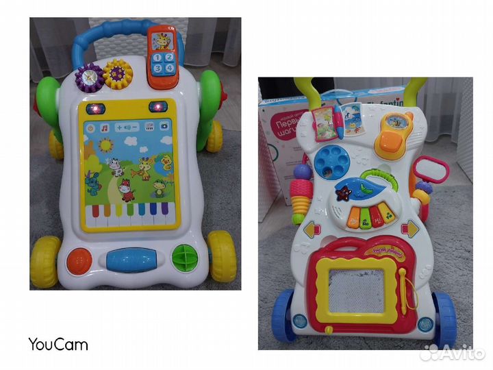 Ходунки каталка 3 в 1 разные 2шт