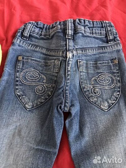 Платья, джинсы, кофта, вещи пакетом размер 86-92