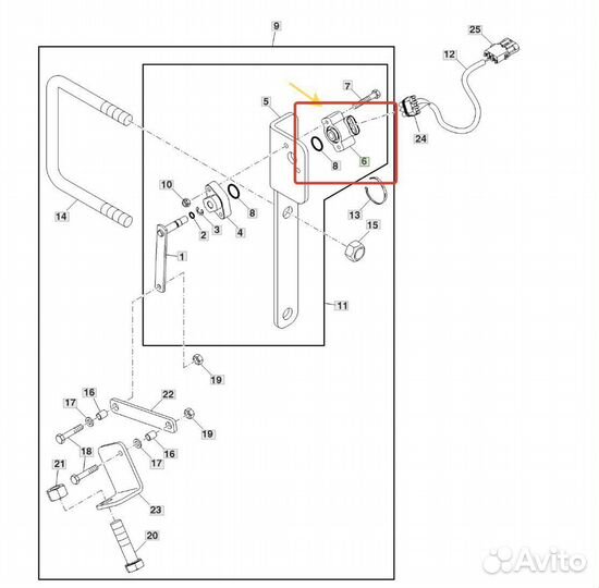 RE261354 Датчик John Deere
