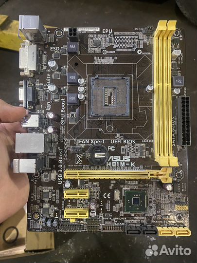 Материнскпя плата asus h81m-k