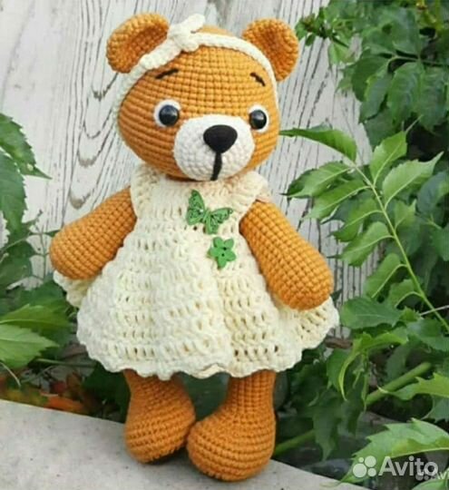 Вязаные игрушки разные