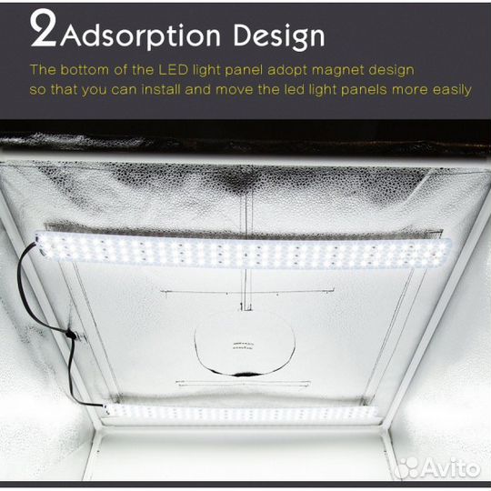 Фотобокс (Лайтбокс, Лайткуб) с подсветкой 40/60/80