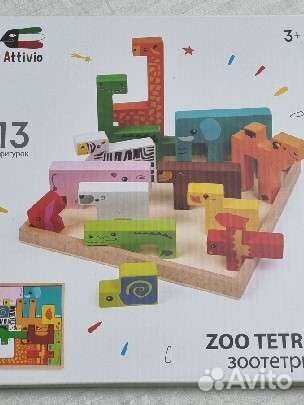 Зоотетрис Attivo детский пазл