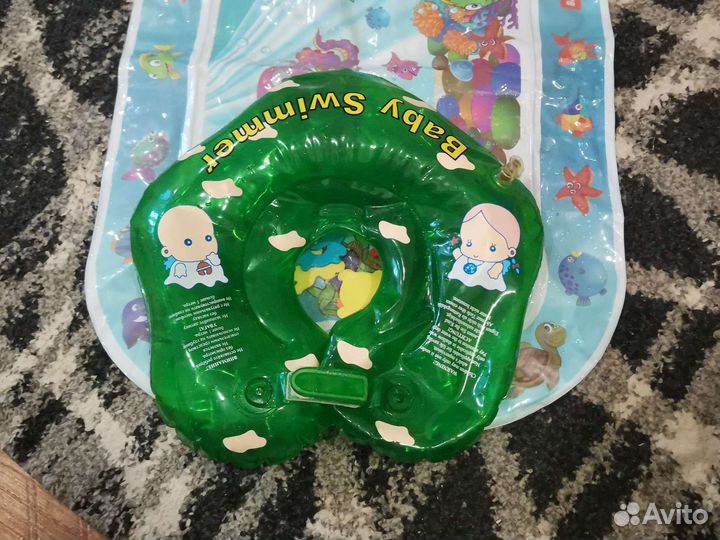 Детская ванночка. Круг для купания.Водяной коврик