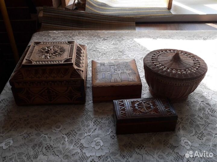 Ларец и шкатулки винтаж