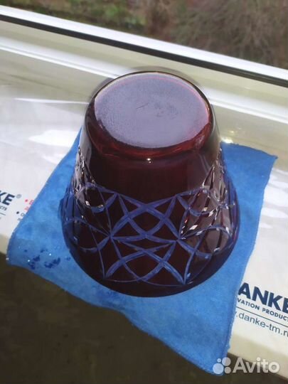 Цветной антикварный хрусталь