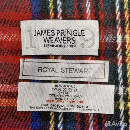 Шарф James Pringle Weavers Royal Stewart