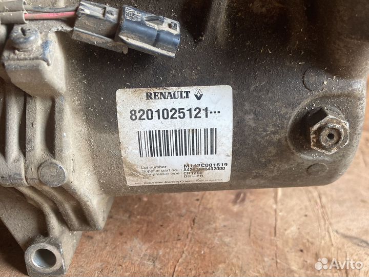 Компрессор кондиционера renault fluence