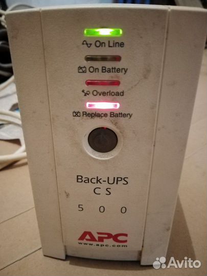 Ибп UPS Back-UPS CS 500VA 230V russian (BK500EI)