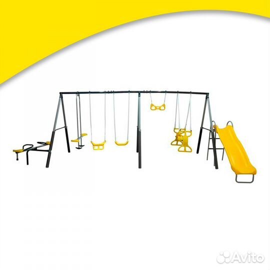 Детский комплекс качели, горка 76509