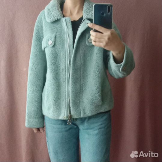 Куртка, шуба меховая тедди 46 размер