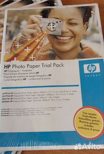 Премиальная фотобумага для принтера HP