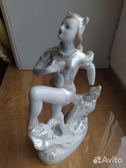 Статуэтка балерина кошка, СССР