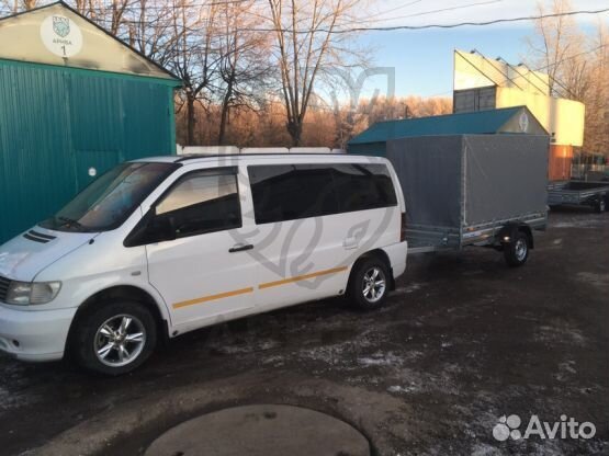 Автоприцеп мзса 817705.022 с тентом 150 см