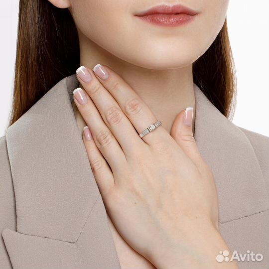 Новое золотое кольцо с бриллиантами (Рассрочка)