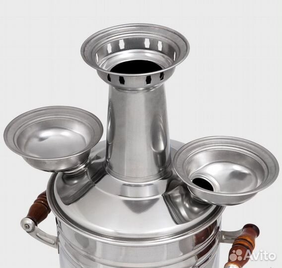 Самовар на дровах новый