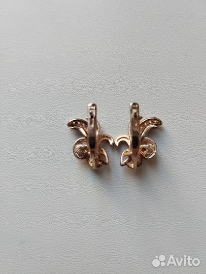 Серьги серебро